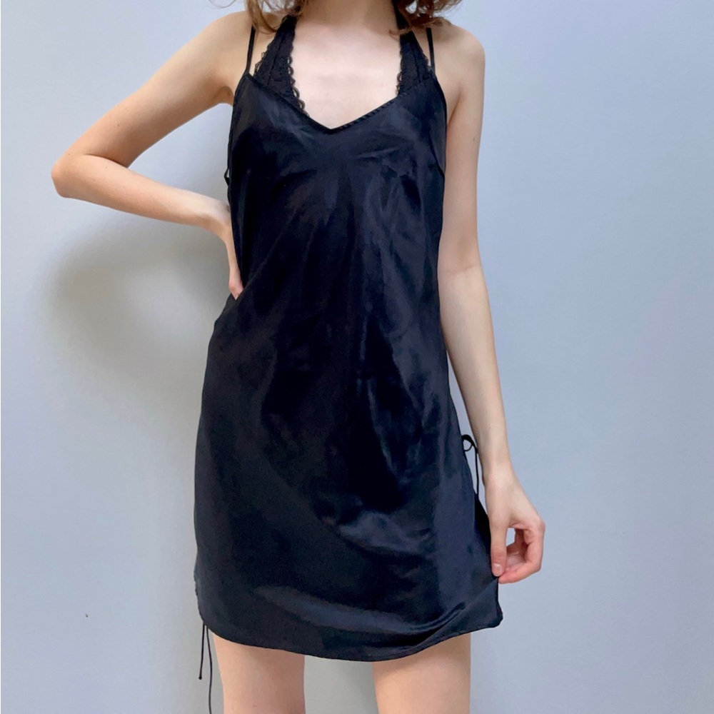 Victoria’s Secret black slip cutout dress